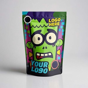 Custom Printing Own logo <strong>Food</strong> Edible Resealable Smell Proof Stand up Pouch <strong>Packaging</strong> 3.5g/7g/1oz/1lb Mylar <strong>Bag</strong> with Zipper