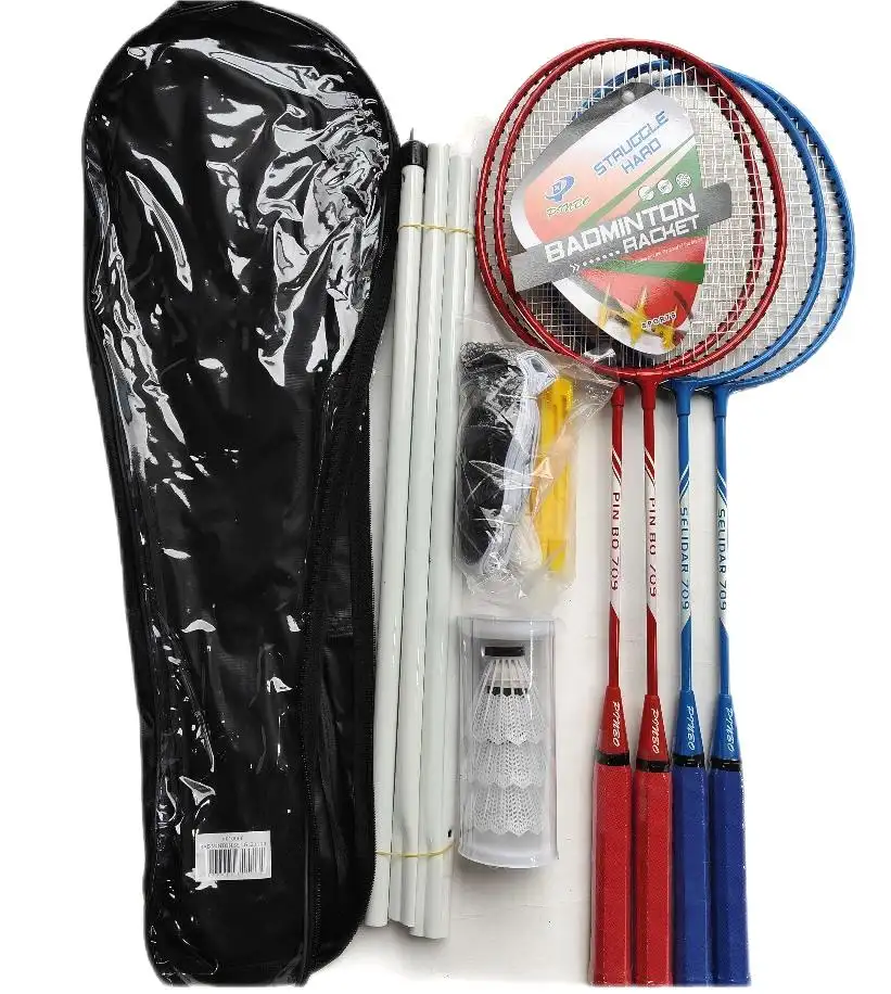 4 Player Sport Badminton Racket Tennis set Racquet Set With Nets Shuttlecock Factory production