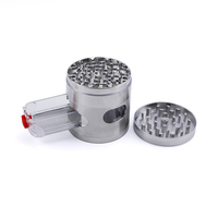 Usinage CNC 4 couches en alliage de zinc herbe tabac broyeur briquet accessoires pour fumer