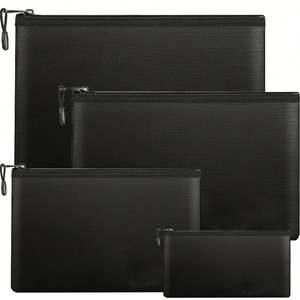 Nueva Bolsa de Almacenamiento Portátil de Silicona Líquida Resistente al Fuego, Bolsa para Documentos Personalizada a la Moda, Resistente al Fuego, para Teléfonos Móviles y Tarjetas de Crédito - Product Image 2