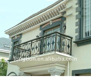 Hiện đại nghệ thuật thanh lịch lan can & tay vịn dễ dàng-to-cài đặt ngoài trời wrought sắt ban công hàng rào & Hàn lan can - Product Image 4