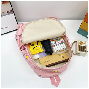 Sac à dos Capybara mignon grande capacité, respirant, en nylon ultra-léger, pour étudiants, <span class=keywords><strong>cartable</strong></span> de rentrée scolaire pour femmes et filles - Product Image 5