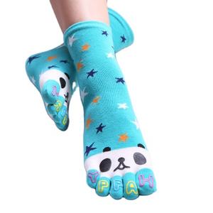 कार्टून कपास पांच पैर की मोजे आरामदायक महिला जापानी शैली मोजे थोक - Product Image 1