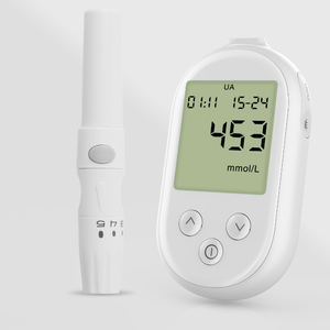 <span class=keywords><strong>Appareil</strong></span> <span class=keywords><strong>de</strong></span> mesure du glucose sanguin numérique portable, bandelettes <span class=keywords><strong>de</strong></span> test, moniteur <span class=keywords><strong>de</strong></span> <span class=keywords><strong>glycémie</strong></span>, <span class=keywords><strong>appareil</strong></span> <span class=keywords><strong>de</strong></span> mesure du glucose et <span class=keywords><strong>de</strong></span> l'acide urique 2 en 1 pour diabétiques - Product Image 1