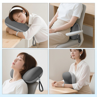 Oreiller lombaire en mousse à mémoire de forme, enroulable, pour femmes enceintes, oreiller de grossesse, oreiller de siège, oreiller de sieste pour dormir au bureau