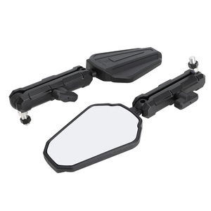 Espejo <span class=keywords><strong>Retrovisor</strong></span> Universal <span class=keywords><strong>Plegable</strong></span> para Motocicleta JFG, Espejos Laterales Ajustables de Aluminio 6061, Montaje en Manillar para Motocross - Product Image 4