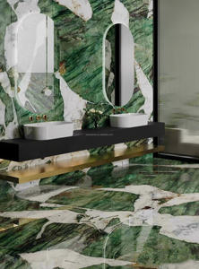 Lastra di Marmo Verde Smeraldo di Lusso, Pietra Naturale Verde per Pareti di Ville, Hotel, Designer d'Interni e Progetti Immobiliari - Product Image 5