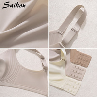 Nouveau soutien-gorge sans couture pour femme, doux comme de la gelée, imprimé léopard, sans armatures, bonnet complet, fin, grande taille, respirant, push-up