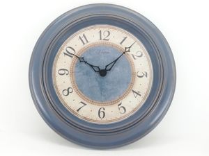 Round Classic Retro <b>Wall</b> <b>Clocks</b> Rustic Style Non Ticking Quartz Decorative Vintage Old <b>Clock</b> for Living Room Kitchen Home Office - Product Image 6