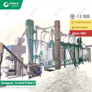 25 Years Factory Small Scale Roller Electric Maize Mini Corn Commercial Flour Milling Machine for Flour Grinding Plant