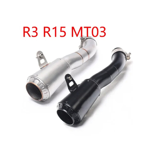 Systèmes d'échappement pour YAMAHA <span class=keywords><strong>YZF</strong></span> R3 R15 MT03, silencieux moto à enfiler, tuyau d'échappement AK 2015 <span class=keywords><strong>2016</strong></span> 2017 - Product Image 2