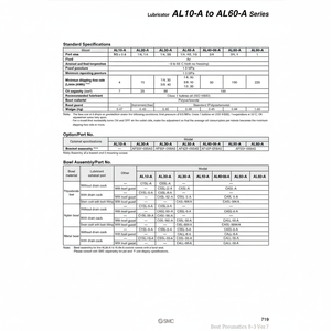 SMC Pneumatics Lubrificateur AL40-04-3-A Pièces Pneumatiques - Product Image 1