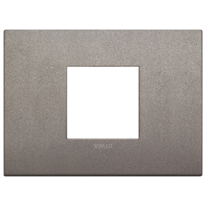 Plaque centrale classique 2M en titane mat 12,75x9,5cm Vimar - Product Image 1