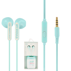 KIKI-379 Biểu Tượng Tùy Chỉnh Dễ Thương Kawaii Trường Hợp Hộp Âm Nhạc Có Dây Tai Nghe 3.5 Mm Trong Tai Dây Tai Nghe Cáp Tai Nghe Cho Cô Gái Trẻ Em - Product Image 1