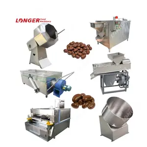 Commercial Sugar Coating Roasted and Salted Groundnut Making Roasted Peanut Coating Machine