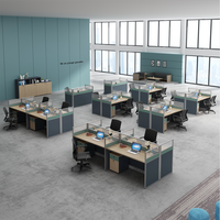 Ensemble de mobilier de bureau moderne, ergonomique, durable et convertible, avec cloison modulaire et poste de travail pour villa
