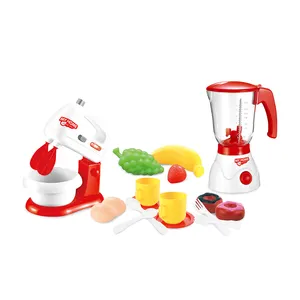 塑料儿童厨房游戏套装果汁打蛋器烹饪玩具儿童教育