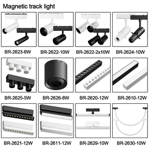 Éclairage LED linéaire en aluminium DC48V pour intérieur, style moderne, système magnétique, montage en surface, rail encastré, éclairage de magasin - Product Image 3