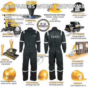 Uniformes de trabajo para gente de mar, resistentes a las manchas y al desgaste, mecánico personalizable, reparación de automóviles, protección laboral, ropa hecha de algodón - Product Image 2