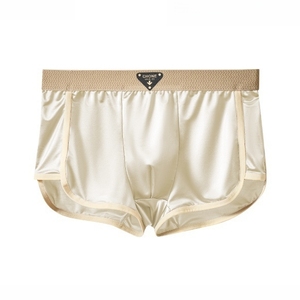 8226 Caleçon Américain Confortable pour <span class=keywords><strong>Homme</strong></span> Pantalon de <span class=keywords><strong>Pyjama</strong></span> Décontracté en Soie de Mûrier en Stock Usine Chinoise - Product Image 2