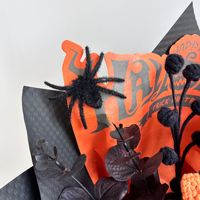 Bouquet d'araignées artificielles en acier inoxydable, prêt à l'emploi, noué à la main, idéal pour Halloween, best-seller transfrontalier, décoration parfaite