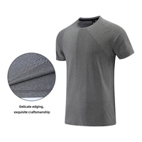 T-shirt en polyester résistant au froissement élastique à impression personnalisée 3 D T-shirt de gymnastique de jogging