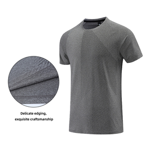 เสื้อยืด<span class=keywords><strong>โ</strong></span>พลีเอสเตอร์พิมพ์ลาย3มิติยื<span class=keywords><strong>ด</strong></span>หยุ่นสำหรับวิ่งออกกำลังกาย - Product Image 2