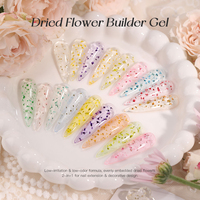 Fleurs séchées françaises professionnelles pour DIY, sans CPSR, sans HEMA, sans TPO, non toxiques, véganes, écologiques, conception de logo, fournitures pour ongles
