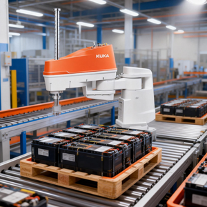 <span class=keywords><strong>Robot</strong></span> <span class=keywords><strong>SCARA</strong></span> 12 kg <span class=keywords><strong>KUKA</strong></span> KR 12 R850 Z400 Bras CS Expositions 850 mm Précision 0,01 mm Manipulation Pulvérisation Assemblage Origine Chine - Product Image 2