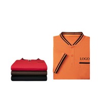 Stock rapide mode respirant 100% Polyester hôtel Restaurant boulangerie café serveur serveuse uniforme t-shirts