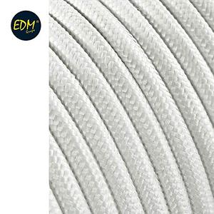 Cable tubular H03VV-F 2 x 0,75 mm blanco, longitud 5 m, ideal para conexiones eléctricas y trabajos de instalación. - Product Image 2
