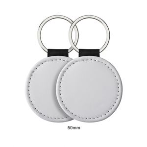 Blank MDF Keyring Sublimation Heat Transfer <b>Key</b> Chain Leather <b>Key</b> Fob Heart Round <b>Square</b> Rectangle T-shirt Shape Keychain - Product Image 1