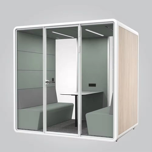 Studio d'enregistrement insonorisé portable de dernière génération en structure acier pour ateliers et bureaux - Product Image 3