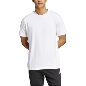 Mens Blank <b>White</b> T-Shirt | Short Sleeve Crew Neck Casual 100% Polyester Eco-Friendly Basic <b>Tee</b> for Everyday Wear XS - Product Image 1