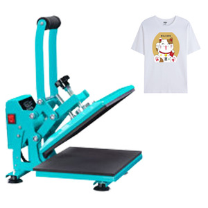 Mesin <span class=keywords><strong>Press</strong></span> Panas untuk Cetak Logo pada Pakaian, Transfer Sablon Kaos, Stiker <span class=keywords><strong>Vinyl</strong></span>, Mesin Sublimasi Tekanan Tinggi - Product Image 4