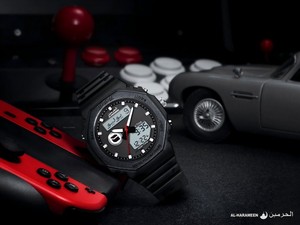 Nouveau produit : Montre numérique islamique Alfajr, montre numérique de prière musulmane <span class=keywords><strong>Al</strong></span> <span class=keywords><strong>Harameen</strong></span> avec fonction Azan - Product Image 5