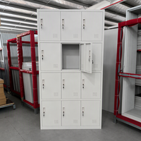 Casier de rangement en acier à 12 portes personnalisé, casier de vestiaire moderne en métal pour salle de sport, école, bureau, atelier, appartement, mobilier