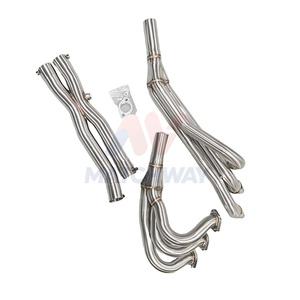 Collecteur d'échappement en Y MATCHWAY haute performance SS201/304, soudé 100% TIG, épaisseur 1,5 mm, finition polie pour <span class=keywords><strong>BMW</strong></span> <span class=keywords><strong>E30</strong></span> 84-91 - Product Image 4