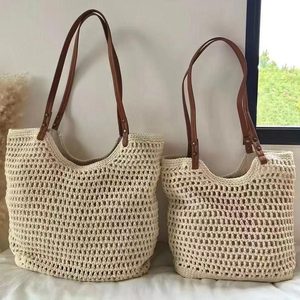 Sac à bandoulière vintage pour femme, en paille <span class=keywords><strong>tressée</strong></span>, doublure polyester, deux sangles, pour <span class=keywords><strong>extérieur</strong></span> et plage, fait main, vente en gros, personnalisation - Product Image 4
