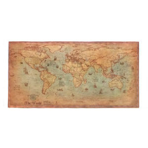 Décor à la maison 71*36cm carte du monde <span class=keywords><strong>Vintage</strong></span> Journal affiche rétro monde Globe carte personnalisé Atlas affiche décoration maison accessoires - Product Image 2