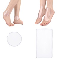 Coussinets en gel transparents pour les pieds - Coussinets antidérapants réutilisables pour soulager la douleur au talon et à l'avant-pied, coussinets en gel invisibles