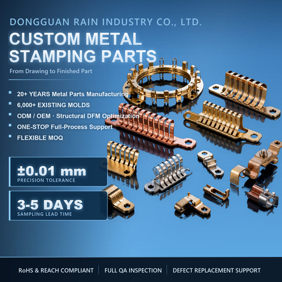 Progressive Die Metal Stamping Brass Terminal Custom Stainless Steel ...
