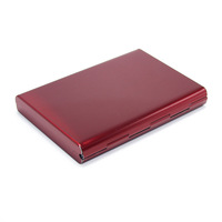 Boîte de blocage RFID en alliage d'aluminium et fibre de carbone, gravure laser personnalisée, logo vierge, porte-cartes de visite, pratique, mince, poche, moulage