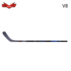Bâtons de hockey sur glace Factory Vguard V8, 40% carbone, <span class=keywords><strong>composite</strong></span> de fibre de verre, lame résistante à l'usure, senior, hockey en ligne, 520g, <span class=keywords><strong>flex</strong></span> 74, bleu - Product Image 2