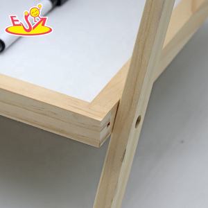 لوح رسم خشبي مزدوج الوجهين قابل للتعديل للأطفال مع مسح جاف & سبورة W12B048B - Product Image 3