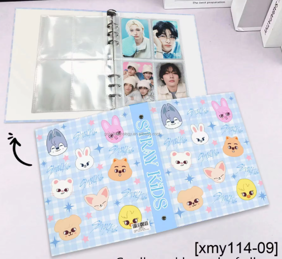 Kpop Idol Group BT bys Bay Kids дважды A5 Бумажная книга в твердом переплете с листьями Коллекционная Книга с 10 внутренними страницами 80 Слот для карт