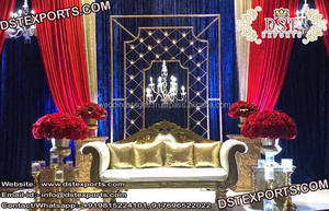 Dernières tendances en matière de murs de bougies pour mariages : murs de bougies modernes de conception ronde pour scènes de mariage en Malaisie - Product Image 6