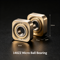 Roulement à billes à gorge profonde 8-14-4mm MR148ZZ en acier GCr15 à double écran P6 ZV4 pour pièces de robot