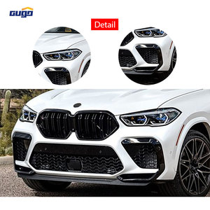 GUGO E71 Upgrade Body Kit for 2008 - 2014 BMW X6 <strong>Transformation</strong> to 2020 - 2022 G06 Style Front Air Dam Rear Valance Side BodyKit - Product Image 4