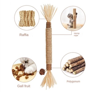 Juguetes explosivos para mordedores para mascotas Silvervine <span class=keywords><strong>Catnip</strong></span> masticar Limpieza de dientes juguetes interactivos para gatos - Product Image 2